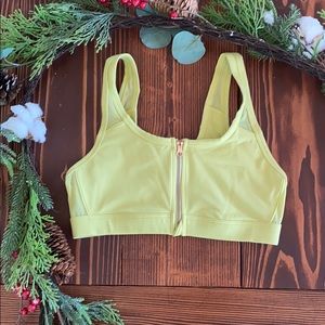 Aerie Chill Play Move Zip Front Sports Bra